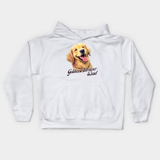 Golden Retriever Dad T-Shirt - Dog Lover Gift, Pet Parent Apparel Kids Hoodie